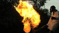 Flame Throwing - The Slow Mo Guys - 2500fps Instructional Video