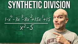 If you Want an A You Need to know how to divide these polynomials Instructional Video