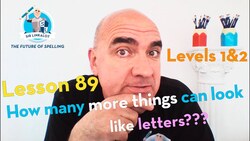 Lesson 89 - How many more things can look like letters??? (Levels 1&2) Instructional Video