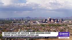 Justice Dept. Sues Over New Arizona Citizenship Proof Law For Voting News Clip