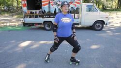 How to T-Stop on Roller Skates Instructional Video