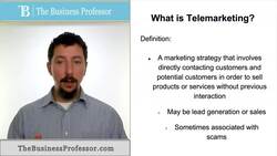 Telemarketing Instructional Video