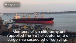 ‘Significant quantity’ of drugs found after Army Ranger Wing secures cargo ship News Clip