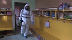 Coronavirus: Prague kindergarten gets disinfected amid virus spread News Clip