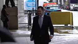 Streeting, Davey, Jenrick, Blackford and Philp enter the BBC ahead of Sunday with Laura Kuenssberg News Clip