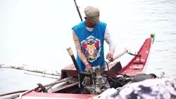 CLEAN : Fishermen prepare ahead of Typhoon Goni devastation in Philippines News Clip