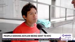 129 More Migrants Arrive In New York City From Texas News Clip