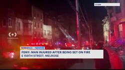 Man set on fire after argument with another man in Melrose, NYPD says News Clip