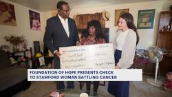 Stamford woman battling cancer receives donation from Greenwich nonprofit News Clip