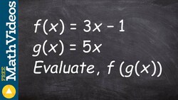 Given two functions, determine the composition Instructional Video