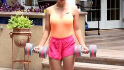 How to Do Water Aerobics Tricep Curls Instructional Video