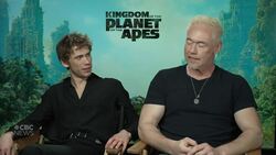 Kevin Durand and Owen Teague talk about ape acting News Clip
