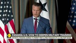 US Secretary of Defence Pete Hegseth emphasises need to protect Panama Canal News Clip