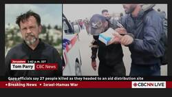 At least 27 Palestinians killed near Gaza aid site News Clip