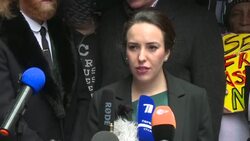 CLEAN : 'Free us all': Assange fiancée calls on Trump to free WikiLeaks founder News Clip