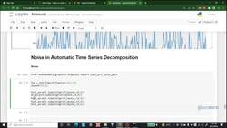 A Practical Approach to Timeseries Forecasting Using Python - Noise in Time Series Instructional Video