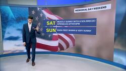 Mostly sunny and warm today in New Jersey with highs in the mid-80s News Clip