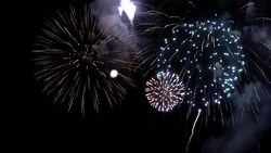 Wonderful firework for background Stock Footage
