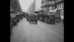 Anti-air defense exercises in 1930s Paris News Clip