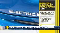 Solar Paint To Power Mercedes EVs News Clip