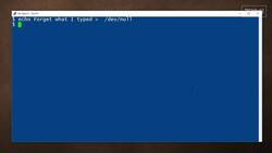 How to use /dev/null: 2-Minute Linux Tips Instructional Video