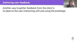 Evaluate with user feedback: papers and boards Instructional Video