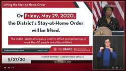 Washington, D.C. to Lift Stay-at-Home Order Friday: Mayor News Clip