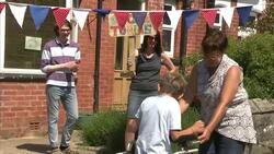 Captain Tobias Weller completing his marathon charity walk News Clip