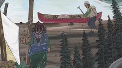 Everyday scenes of Innu life depicted in latest art installment at Confederation Building News Clip