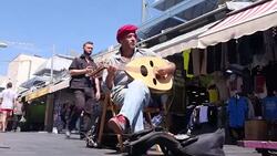 Mahane Yehuda Market, Jerusalem. Stock Footage