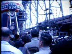 Launching of Submarine Stock Footage