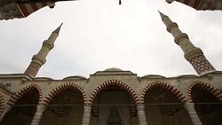 The Three Serefeli Mosque in Edirne, Turkey Stock Footage