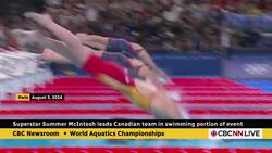 Superstar Summer McIntosh set to lead Canadian swimming team at world championships News Clip