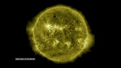 Alex Young Mercury Transit Live Shot from NASA Goddard Instructional Video