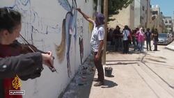 Art workshops in occupied West Bank seek to help children affected by war News Clip