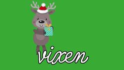 All Santa's Reindeer! Names of all the Reindeer! Instructional Video