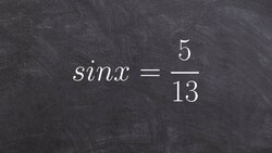 Evaluate the difference for two angles for sine from a triangle Instructional Video