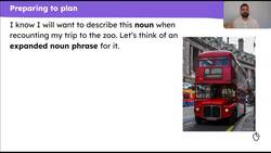 Planning to write a recount about a school trip Instructional Video