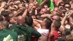 CLEAN : Ducasse, one of Belgium's biggest folk festivals, is back News Clip