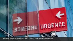 ERs across Quebec operating well over capacity News Clip