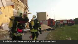 Kyiv pounded by biggest Russian drone attack yet News Clip