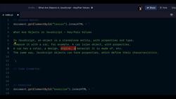 JavaScript Mastery from Zero to Hero - Prepare for Coding Interviews - What Are Objects in JavaScript Instructional Video