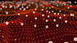 4K Plexus Background (loopable) Stock Footage