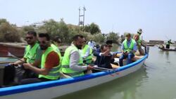 CLEAN : Trawling Iraq's threatened marshes to collect plastic waste News Clip