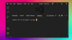 Web Scraping Tutorial with Scrapy and Python for Beginners - Creating Scrapy Project Instructional Video