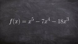 Learning to Find the Solution of a Polynomial to the 5th Power by Factoring Instructional Video