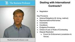 Dealing with International Contracts Instructional Video