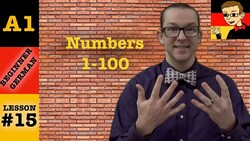 German Numbers 1-100 - Beginner German with Herr Antrim #15 Instructional Video