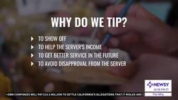Explaining U.S. Tipping Practices News Clip