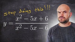 The Absolute Worst Mistake Students Make With Rational Expressions Instructional Video